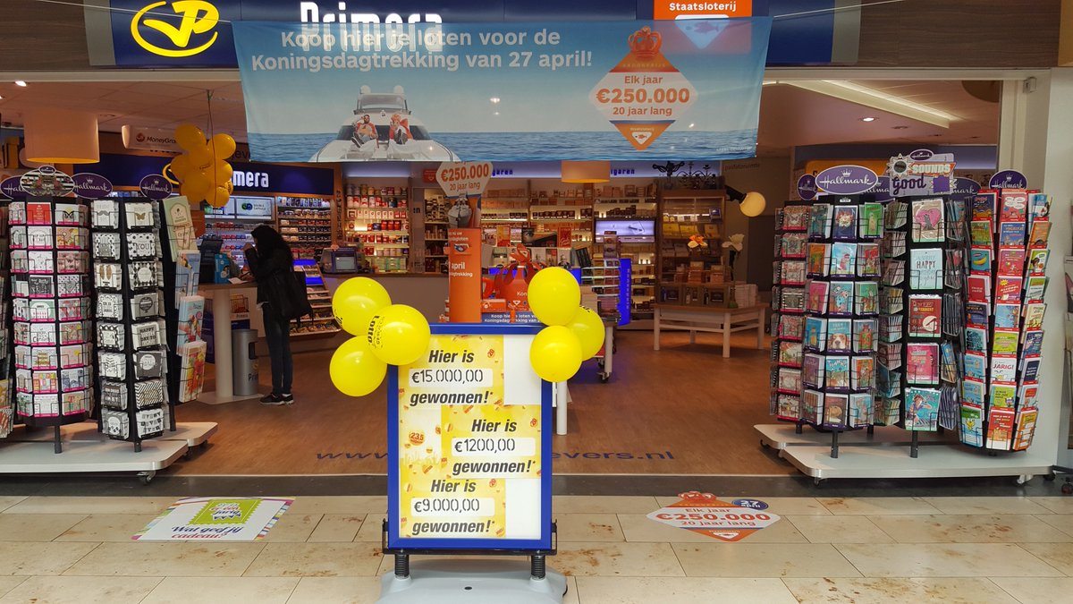 16 April €15000, €9000, €1200 in 1 trekking bij ons gevallen #Prijzenwinkel <a href="/Lotto/">lotto</a> @lottoretail <a href="/Middenwaard/">Middenwaard</a>