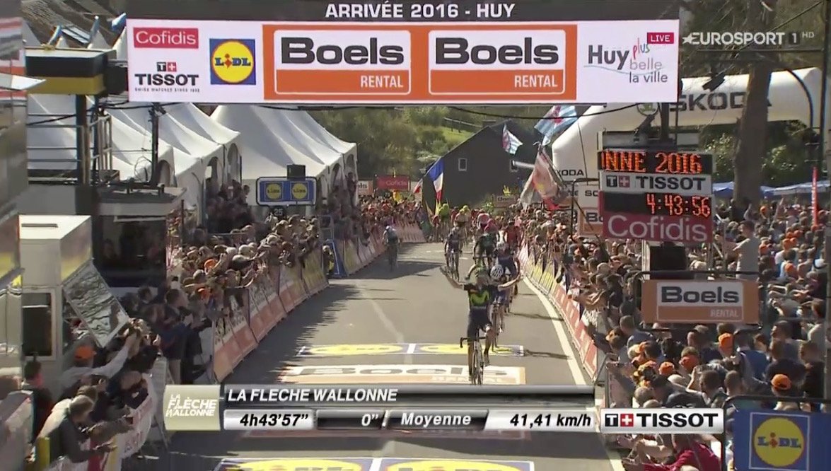 Movistar_Team's tweet photo. #FlecheWallonne: ¡VICTORIA PARA @alejanvalverde! 4ª para el murciano, ¡HISTÓRICO! https://t.co/jlc7a8uJqQ