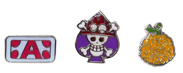 コミックナタリー One Piece ルフィ ロー エースのピアスで海賊旗や悪魔の実をデザイン T Co Ezvrjcy6a1