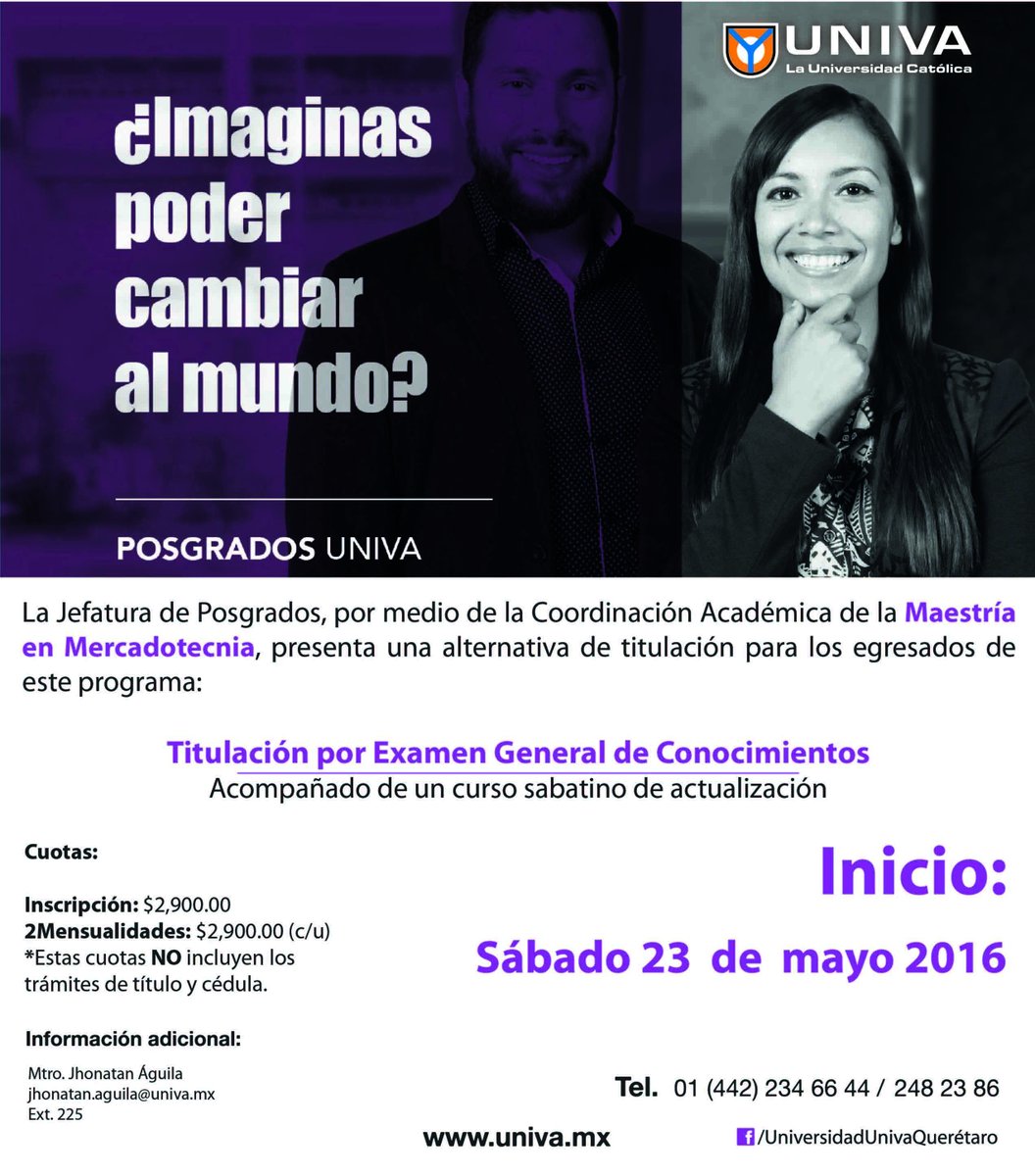 UNIVA_Queretaro's tweet photo. https://t.co/RcvrluBQdO