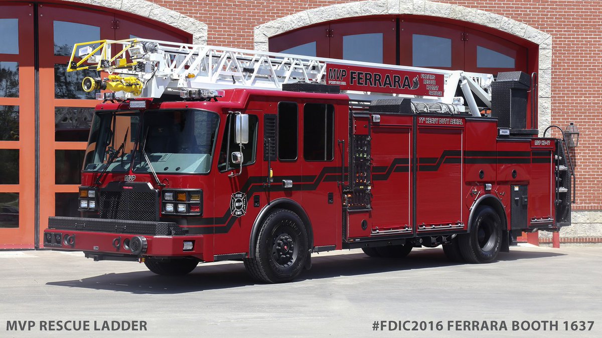 FerraraFire's tweet image. Speaking of MAXIMUM RESPONSE, the hottest selling trucks...3 #MVP on display @FerraraFire  booth 1637 #FDIC2016