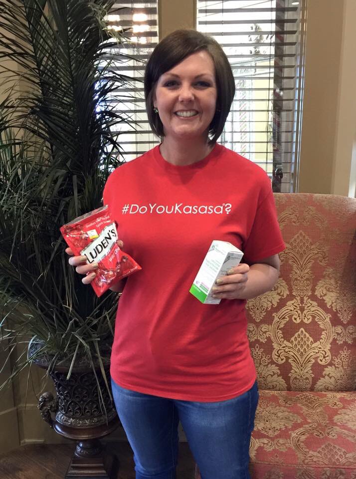CommSpiritBank's tweet photo. Amy is ready for allergy season thnx to #BelmontPharmacy! #GoLocal Wednesday! 

#BankLocally #CBMonth #teamCSB https://t.co/kDmeiTOU34