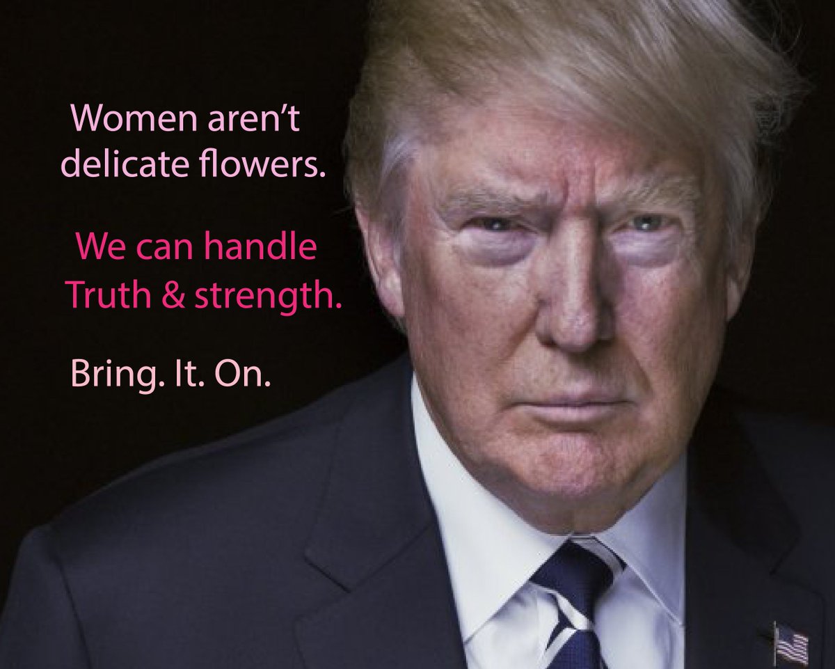 VivaLaAmes11's tweet photo. Don't believe the dishonest media.  Women SUPPORT Trump!  #WomenForTrump #22Women #Trump2016 https://t.co/LUCIZSU1jr