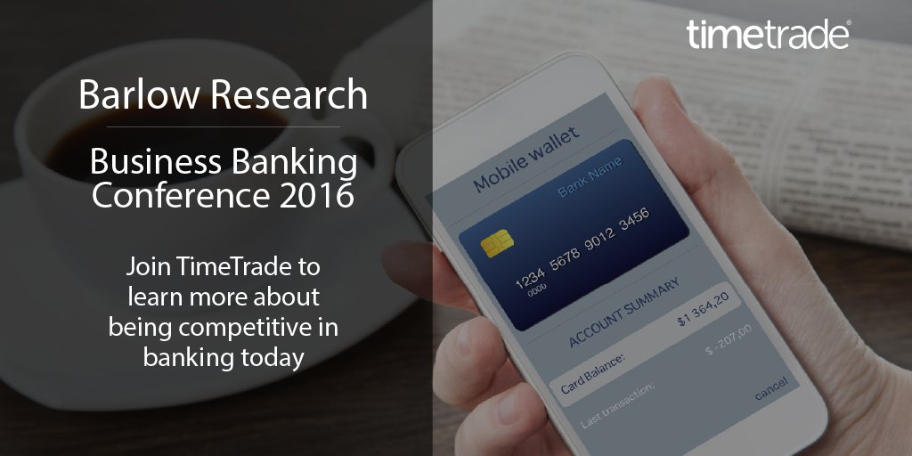 engageware's tweet photo. Less than two weeks until Business Banking Conference via @BankingResearch | Be sure to visit @timetrade #bizbanking https://t.co/fol7UWbHWi