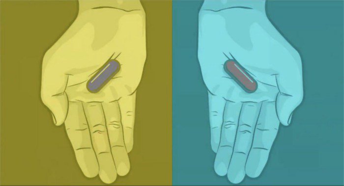 feedree's tweet image. What Color Pill Do You See? We see yellow and blue feedreeblog.wordpress.com/2016/04/20/wha…