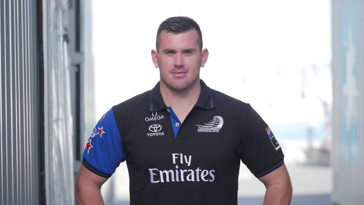 Meet Joe Sullivan @SullivanNZ @nzolympics gold medalist, fire fighter and #ETNZ  grinder.
facebook.com/EmiratesTeamNe…