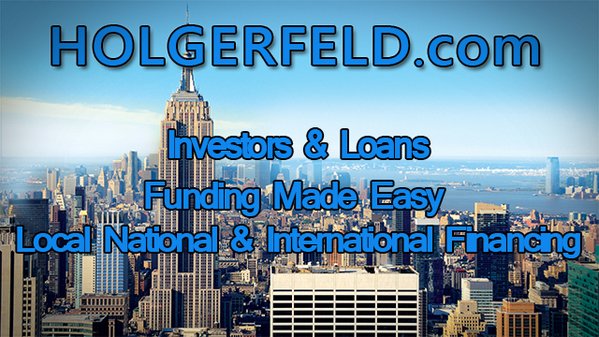 HOLGERFELD.com #funding #investors #startup Startup #NewYork #RealEstate #Capital Real Estate New York #NYC