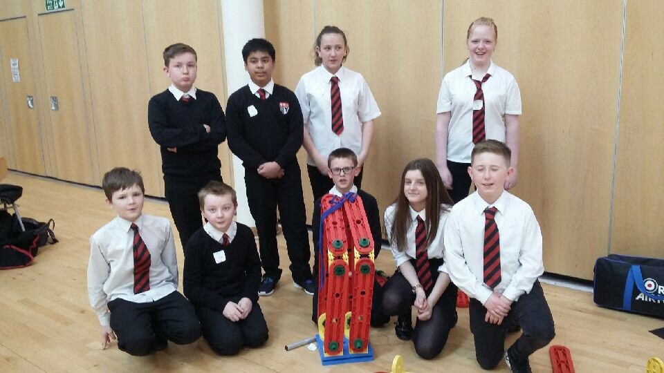 StJoAcad's tweet photo. S1 pupils participating in workshops during the S1 Enspire day. #workingtogethermakesgreatlearning RAF Team Building https://t.co/wkoWZJdsbV