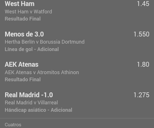Algunas apuestas de hoy... cuota <a href="/27/">2</a> dentro... Enhorabuena a quien la siguiera, simplemente ESPECTACULAR✅✅✅❤