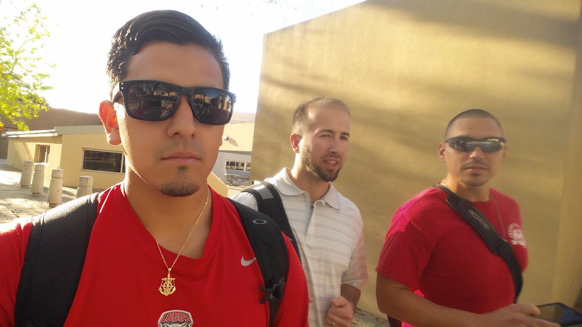UNMSportAd's tweet photo. A couple of our Sports Administration students strolling their way to class. https://t.co/JWhlBrrcvP