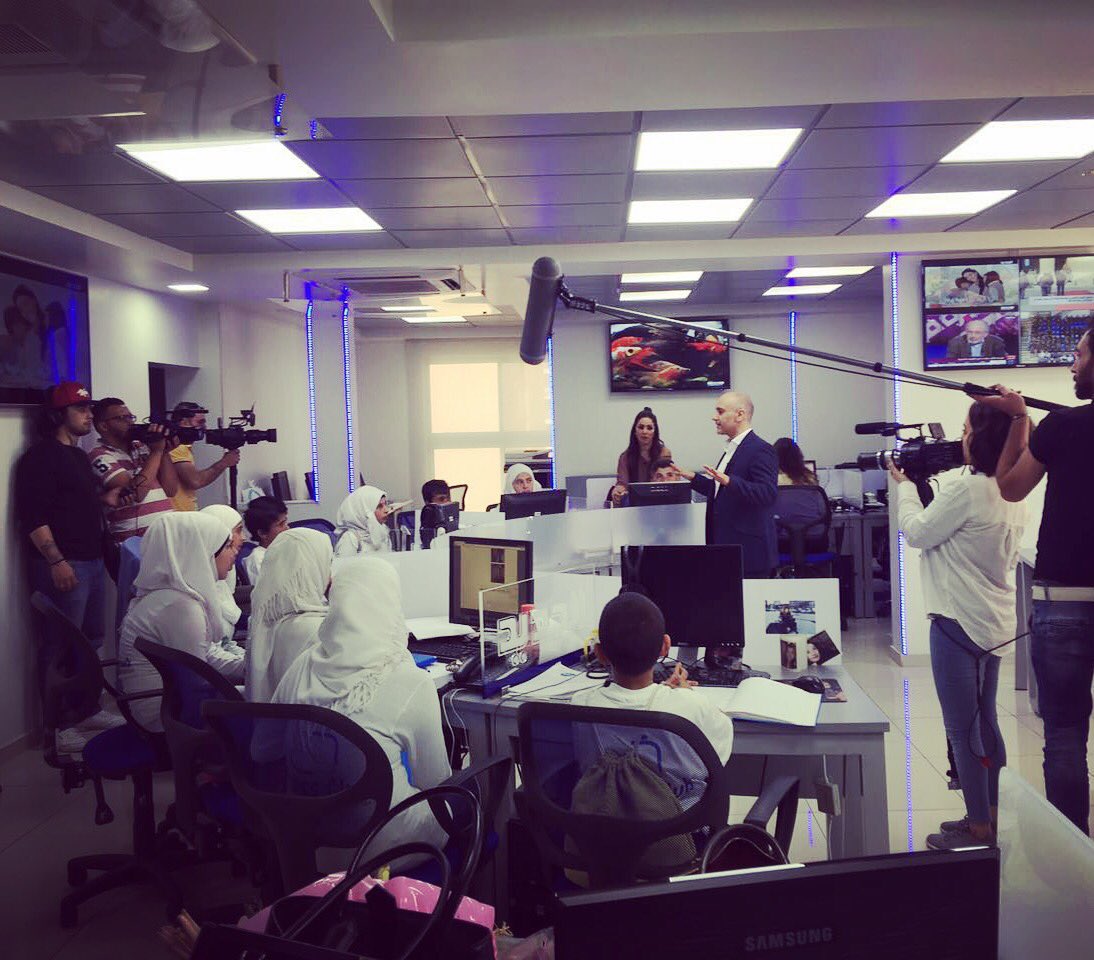 dareenshaheen's tweet photo. What is going on in @AlJadeed_TV #studios? Watch #khednibhelmak @ 10:30 pm with me and my #guest #georgesalibi https://t.co/vHVh9kllzc