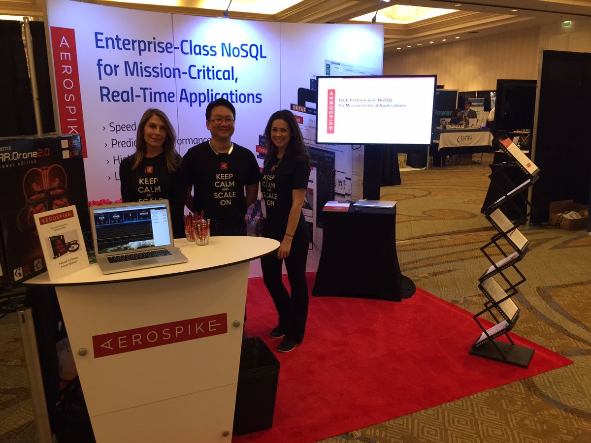 aerospikedb's tweet image. #Aerospike is at #NoSQLNow! Come to our booth #602 for a #NoSQL #database demo & drone giveaway #BigData #scale #CTO