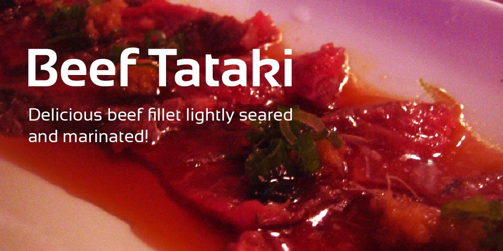 UmamiNoodle_Bar's tweet photo. Did anyone say Beef Tataki? This delicious appetizer features thin strips of marinated beef fillet! #beeftataki #yyc https://t.co/nhzFU0iTMF