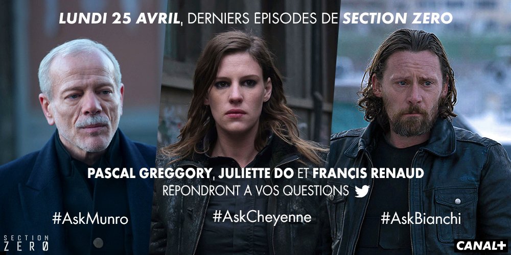 Lundi 25 avril, @pasgreg <a href="/JulietteDol/">Juliette Dol</a> et <a href="/FrancisRenaud1/">Francis Renaud</a> seront en live sur Twitter. Venez poser vos questions !!
