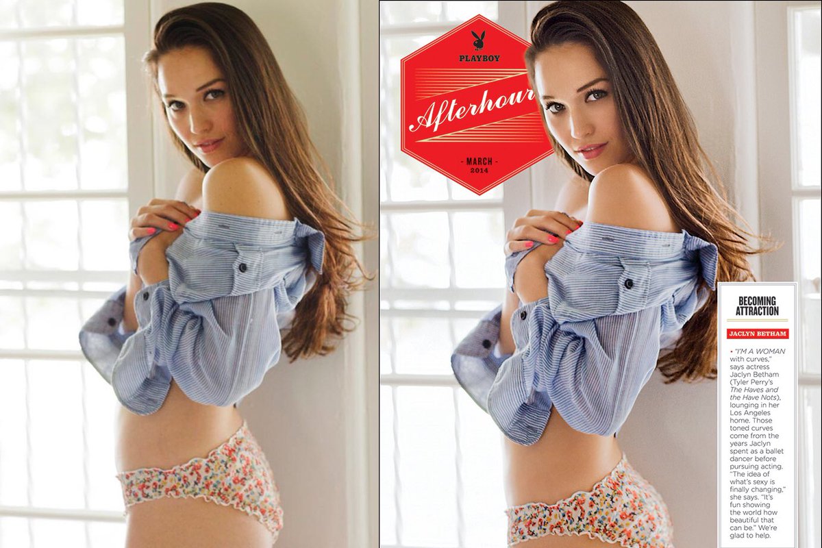 JaclynBetham's tweet photo. Head over 2 my blog 2 read on how @Playboy released this photoshopped pic of me! The ugly truth on medias #bodyimage https://t.co/ijbQwDWUhP