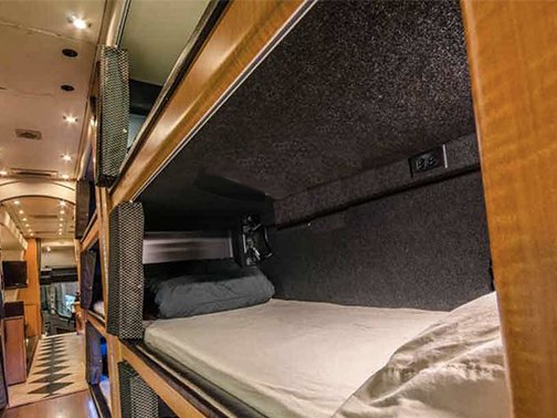 Gizmodo's tweet image. Would you take a bus from LA to San Francisco if you had your own bed? gizmo.do/qWHpHDB