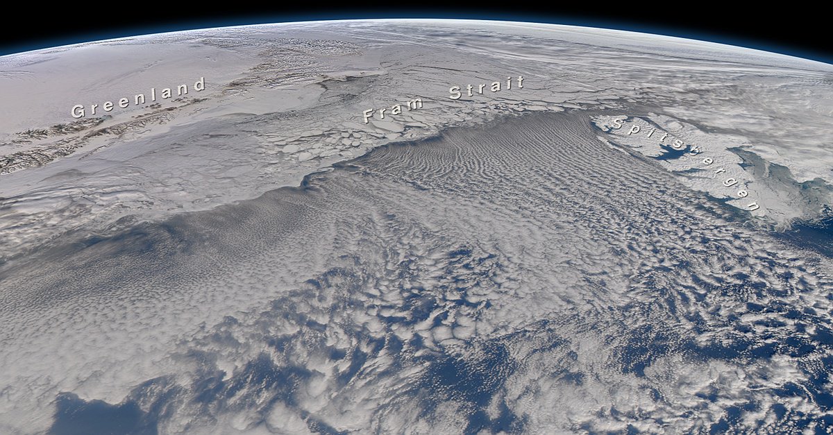 #FramStrait on April 19, 2016:
   gateway to the #ArcticOcean and on the front line of #climateChange.

#AquaMODIS