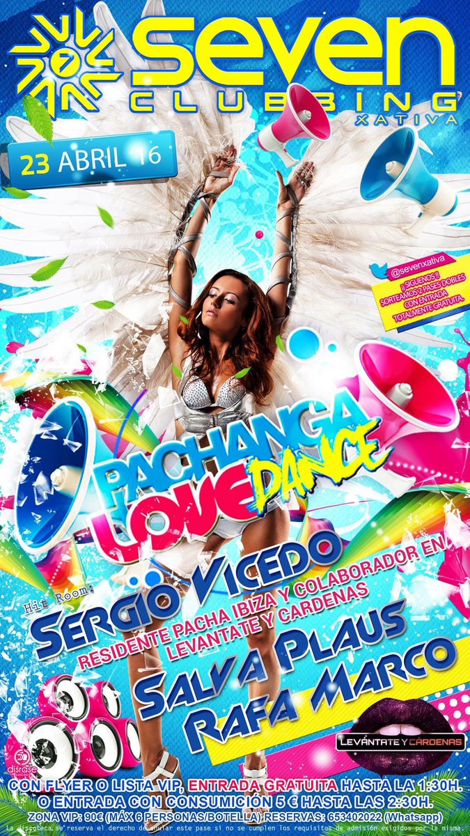HAZ RT y participa en el #SORTEO de un pase doble con consumición para este sábado ‼️#PachangaLoveDance