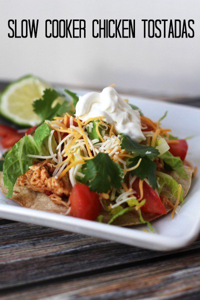 MyEverydaySavvy's tweet photo. Need an easy dinner #recipe? Check out these slow cooker chicken tostadas. #crockpot Yum! https://t.co/ru67ExGSNs https://t.co/K4hEUZQ5Fm