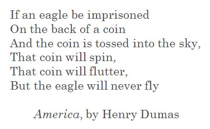 /America/, by Henry Dumas -- h/t <a href="/jsmooth995/">Jay Smooth</a> #HarrietTubman