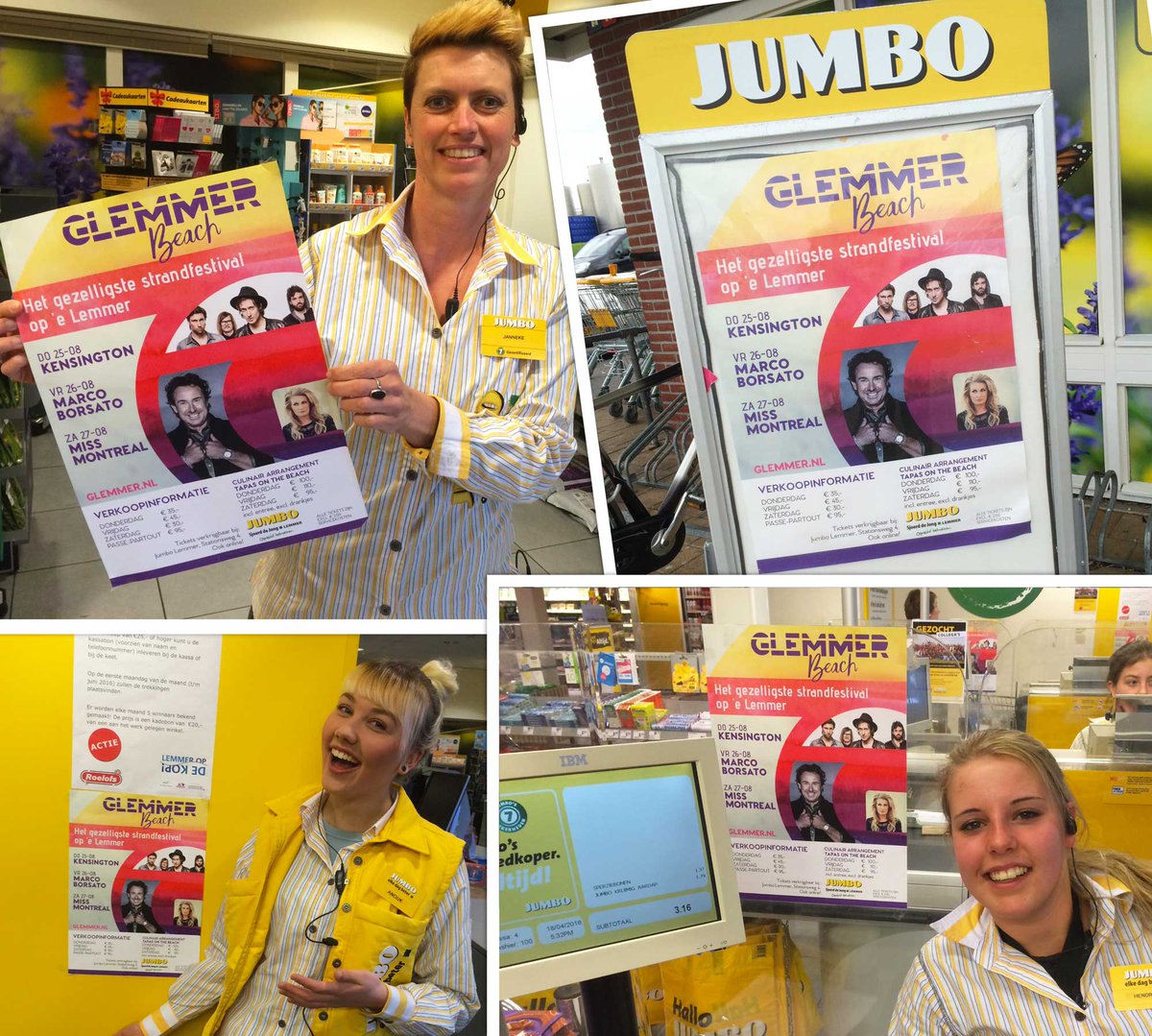 Glemmer Beach tickets zijn ook verkrijgbaar bij de Jumbo in Lemmer! Daar zeggen wij hallo tegen! #hallojumbo #Lemmer