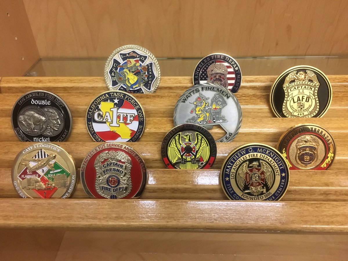 LAFDtalk's tweet photo. #LAFDFFLife  Familiar with #ChallengeCoin? #LAFD carries on this tradition across fire stations &amp; specialized units https://t.co/TpCsCaaGQ9