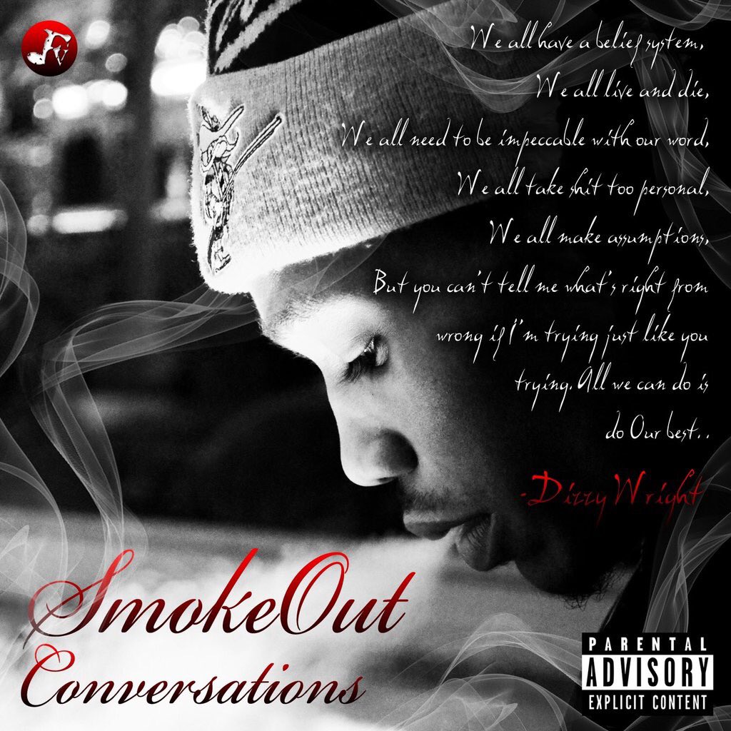 DizzyWright's tweet photo. 4 years ago today I dropped my 1st album #SmokeOutConversations hope this project got y'all through some tuff times. https://t.co/wTphnfMOcV
