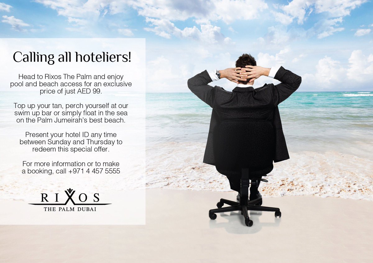 RixosThePalm's tweet image. Calling all hoteliers #rixosstyle