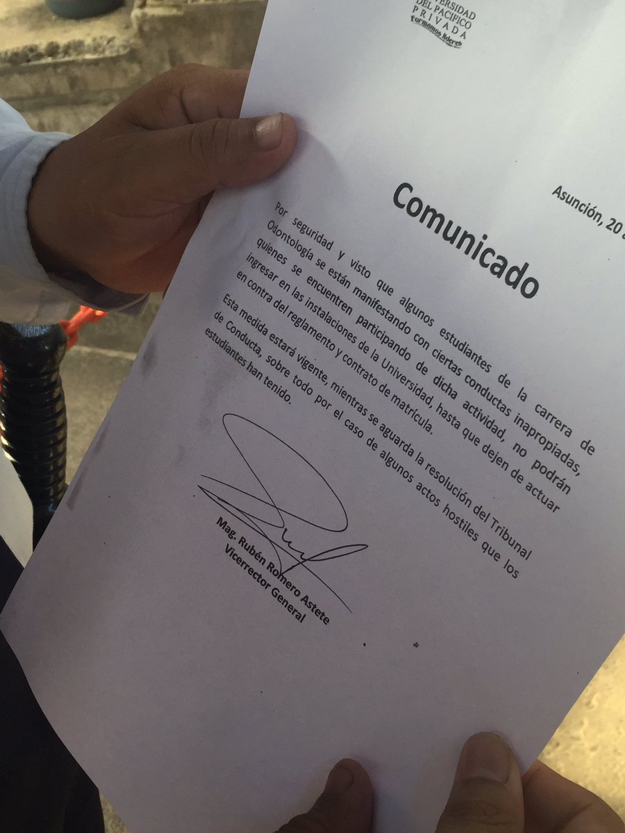 e_odontoup's tweet photo. @javierpanza prohiben entrada a los alumnos @Telefuturo @AM_1080 https://t.co/pPmW3YcvoQ