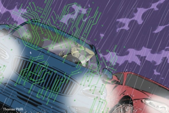 sciam's tweet photo. Who's responsible when a self-driving car crashes? https://t.co/RV3M8l02Z1 https://t.co/PzWbWXRTsp