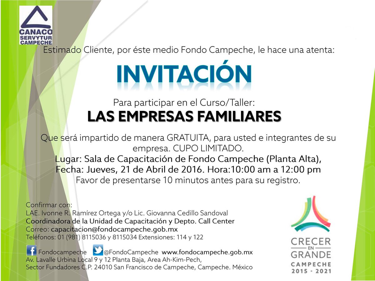 CANACO CAMPECHE tweet media