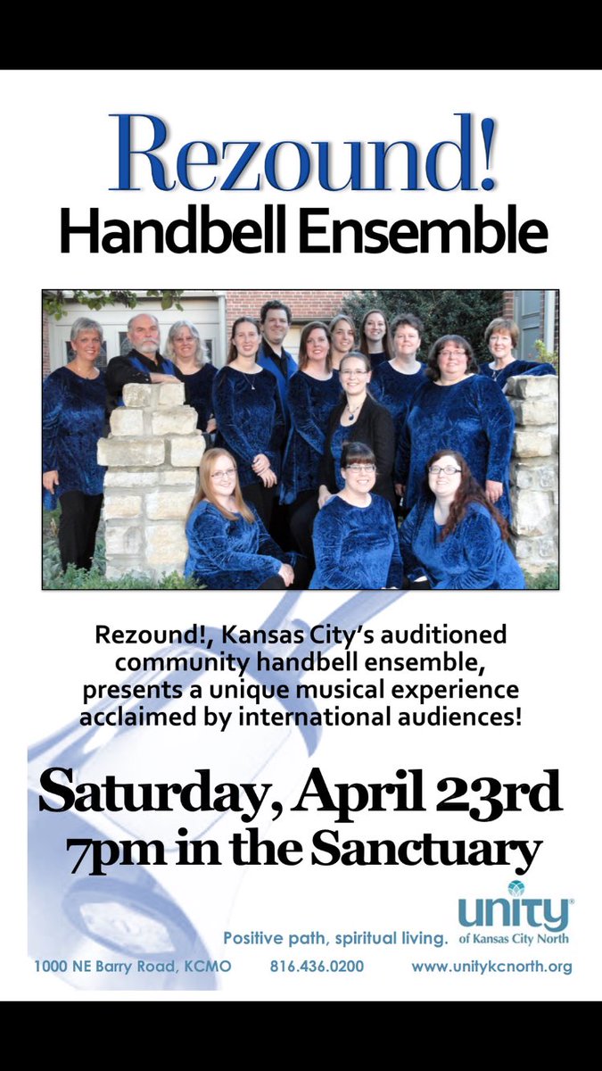 UnityKCNorth's tweet photo. Join us this Saturday for #rezound! #unity https://t.co/gvm65xmqYI