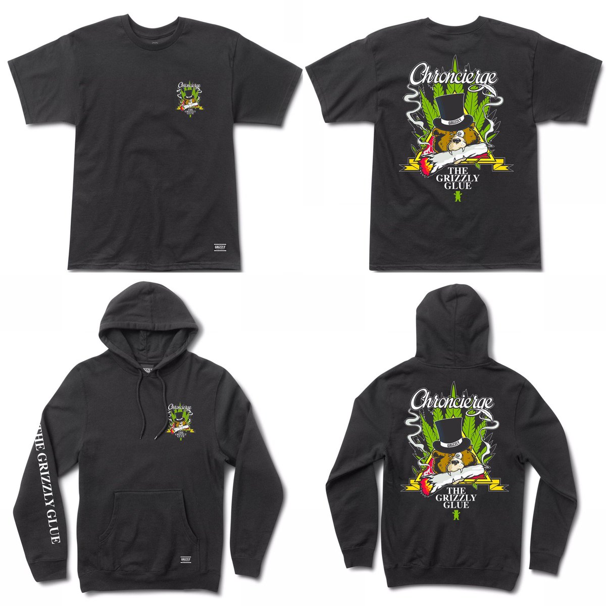 grizzlygriptape's tweet photo. Available now is our 4/20 Collection with @chroncierge to bring you The Grizzly Glue apparel https://t.co/cSVG7x07na https://t.co/5MbBnF0SlR