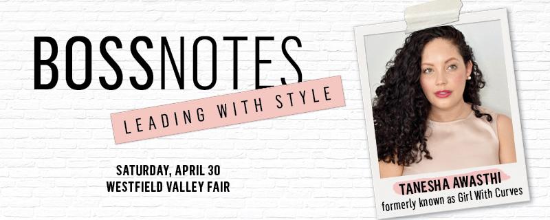 Style tips from @TaneshaAwasthi. RSVP for our #BossNotes panel discussion @westfieldvf at bit.ly/1Sbv385