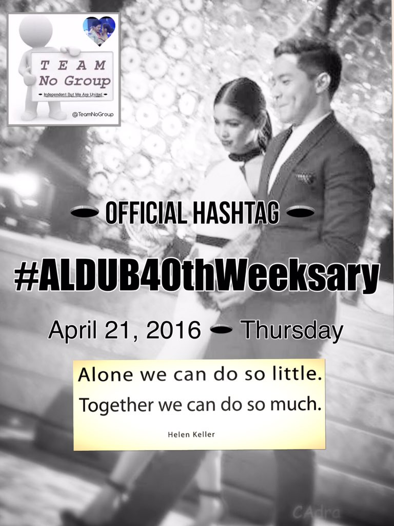 Posting this for <a href="/JeannieMacias/">J͜͡Makcias 💌🇺🇸</a>
Have a nice day po :) Keep smiling :)
🎀💃❤ #ALDUB40thWeeksary