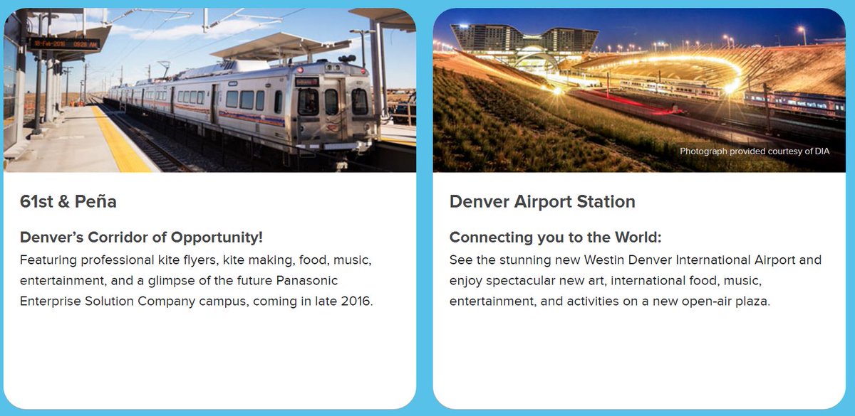DENAirport's tweet photo. We’re having a huge celebration for the new @RideRTD  A Line, and you’re invited Sat 10-2! https://t.co/JnzPKtjbVy https://t.co/JhqWsd1lJv
