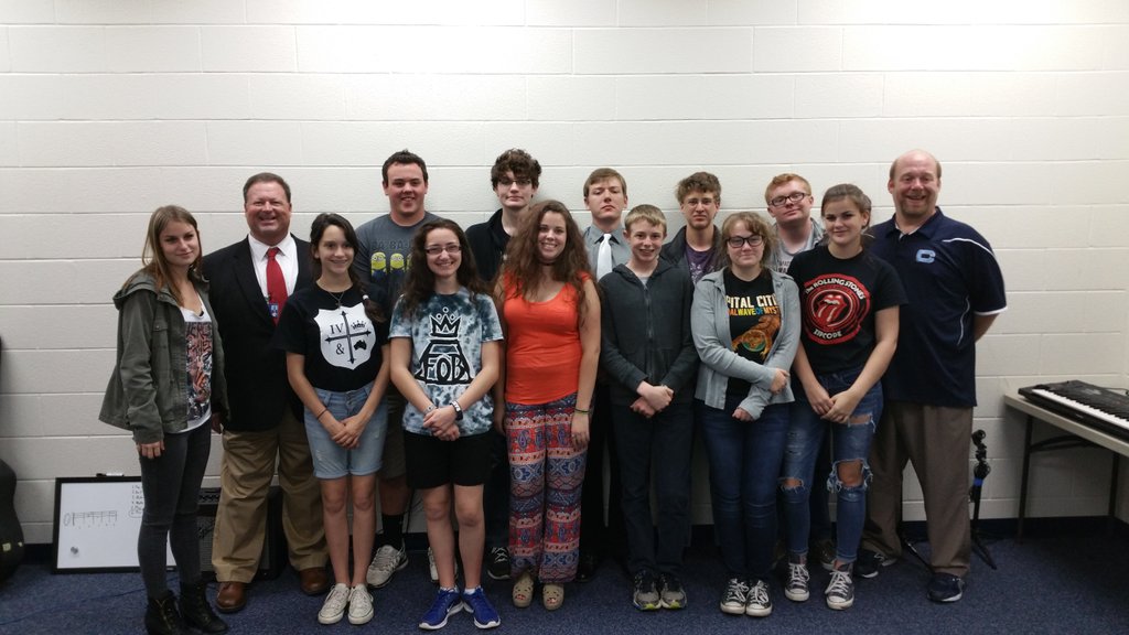 Thank you Dr. Renfrow for coming to speak with WRAM radio at CVHS! <a href="/WRAMRadio/">WRAM Radio</a> <a href="/RossRenfrow/">Ross Renfrow</a> <a href="/TheOfficialCvHS/">Cleveland High NC</a> <a href="/JCS_NC/">Rosalie Mann</a>