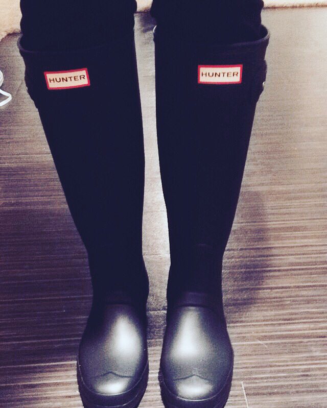 This weather calls for...a perfect early bday gift from my husband <a href="/MichaelMessier1/">Michael Messier</a> 😍☔️. #Hunter