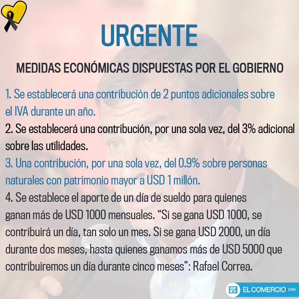[ #URGENTE ] Estas son las medidas económicas adoptadas por el Gobierno ante la emergencia » bit.ly/mdidasGob