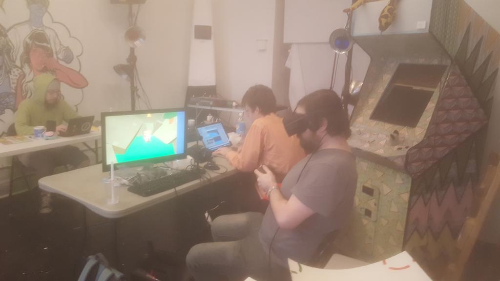 Just got #SwingStar running on my #OculusRift to test our setup for #PAXEast2016  !!