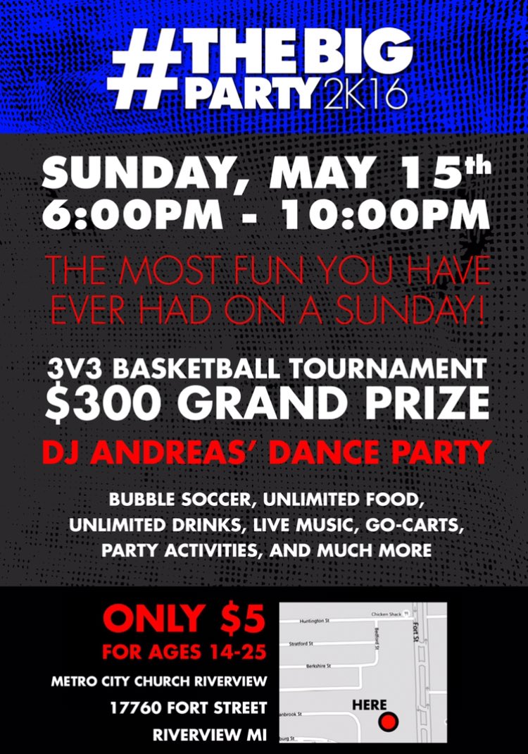 UNITEdownriver's tweet photo. AAYYYEEEEEE! Get ready for the best party downriver EVER https://t.co/fEvVJvW0rx