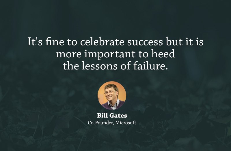 #WordsofWisdomWednesday #BillGates #lessonsoffailure #celebratesuccess #humpday #mercadoinsuranceservices