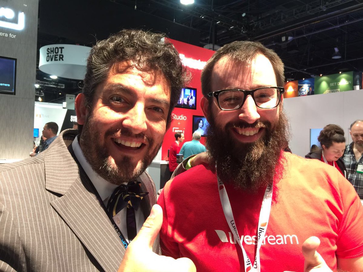 MaroSaucedo's tweet image. @TheRealIanMcCoy @Livestream @NABShow #NABShow2016 #LivestreamBooth #LivestreamLearning #LasVegas @tomatomediamx