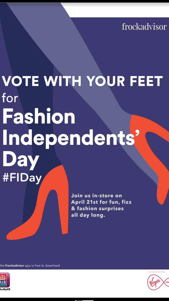 #FIday tomorrow in association with @frockadvisor there will be discounts and choices and giggles and giveaways.