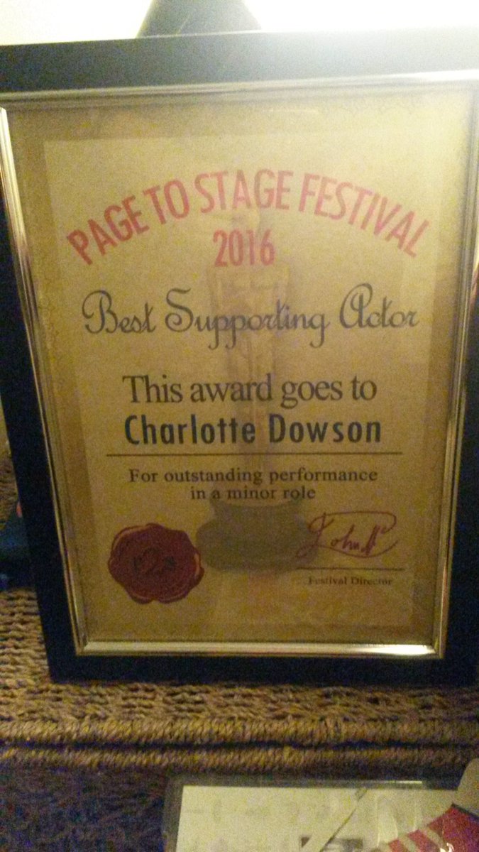 CharloDowson's tweet image. Thx 4 all the votes #happyactor