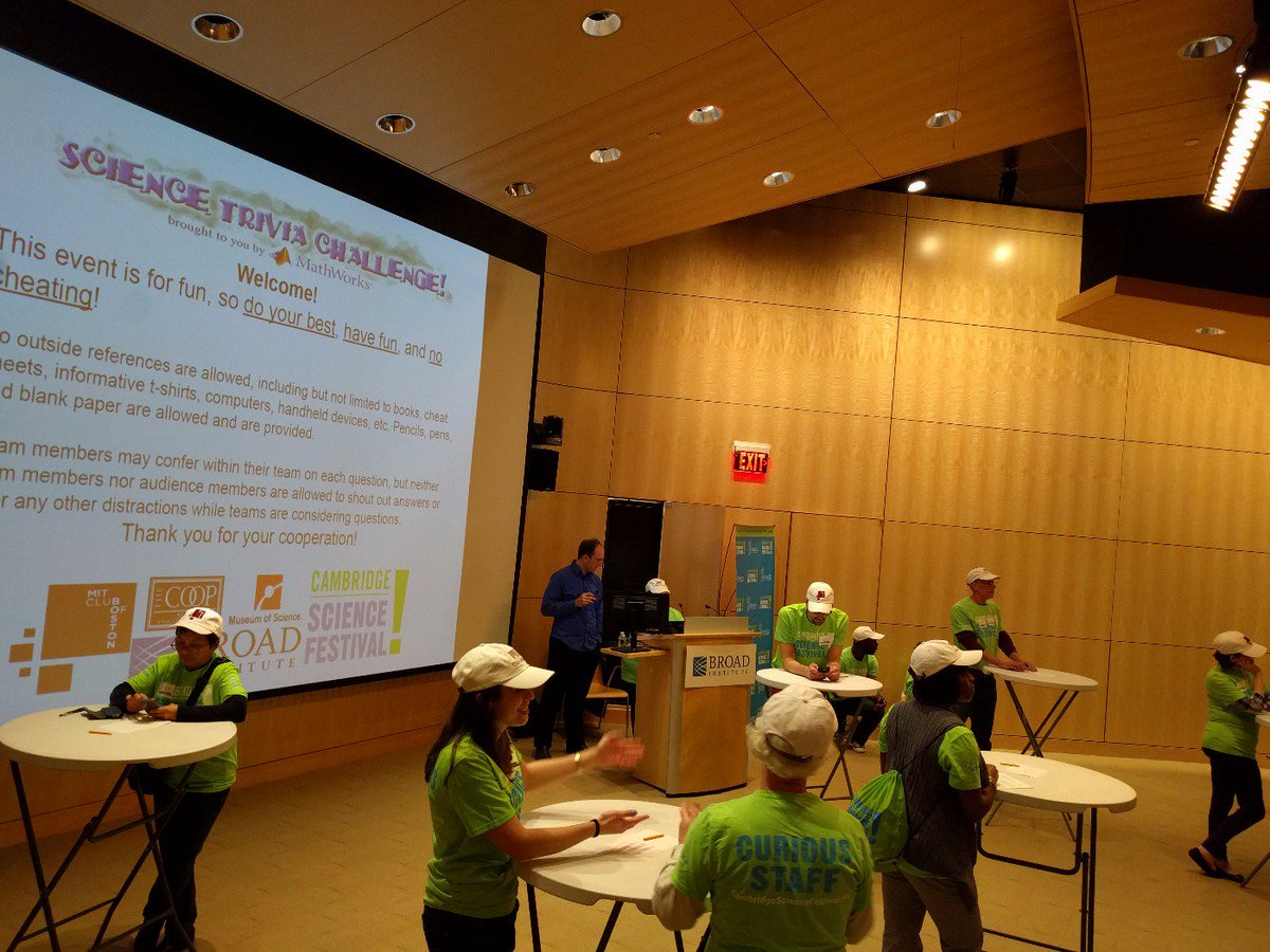 Go volunteers! #mittrivia16