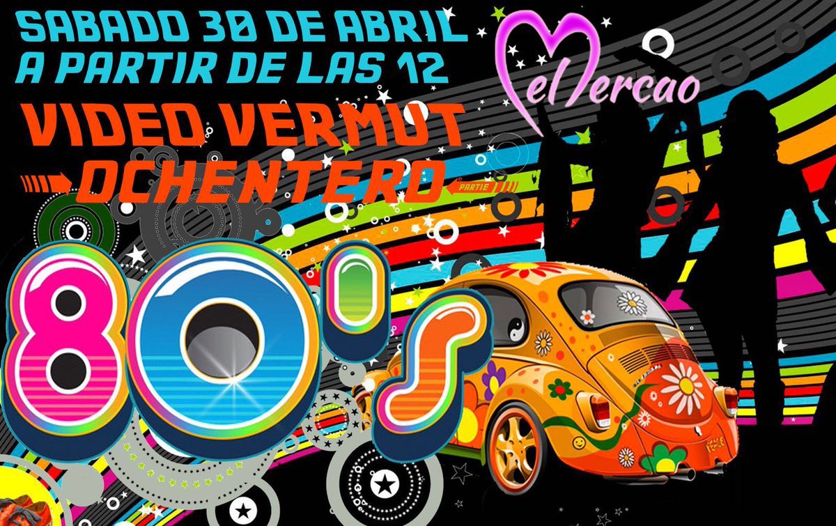 Preparad esas caderas y ganas de fiesta # 30Abrilalas12 #GranVermuytardeo #VermuVideos80'S
<a href="/mercaodeteruel/">elmercaodeteruel</a>