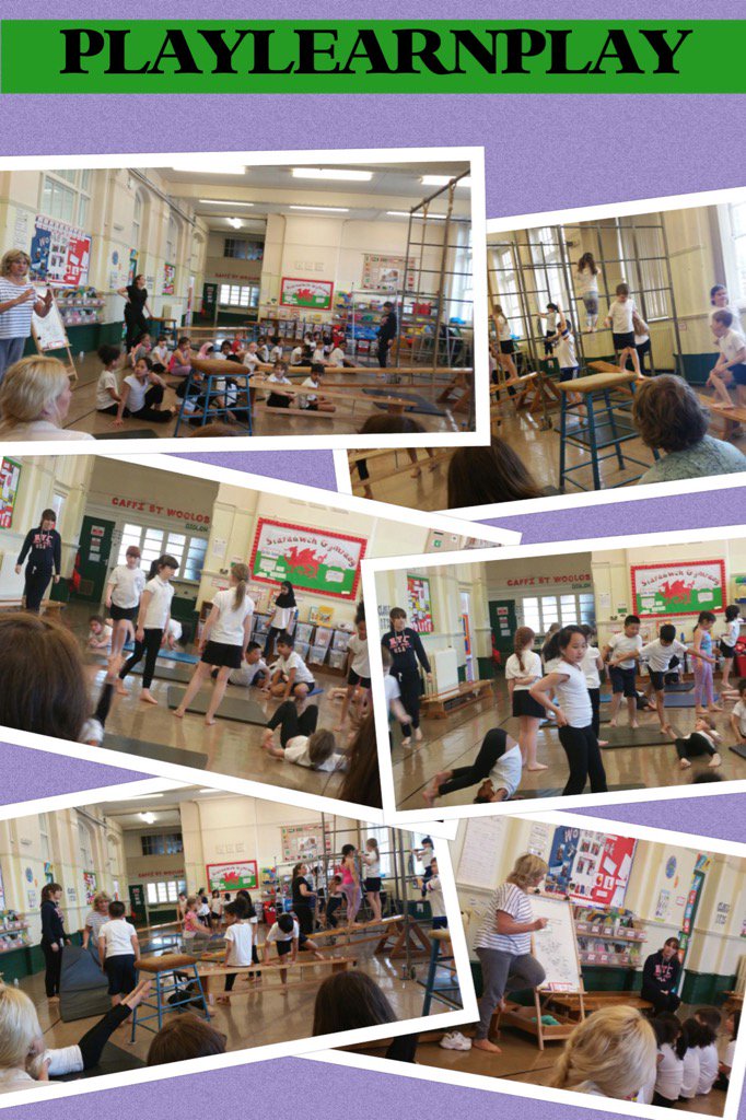 StWoolosPrimary's tweet photo. Year 3/4 enjoyed their demonstration gym lesson with @playlearnplay today. Well done! https://t.co/nzpK42g60N