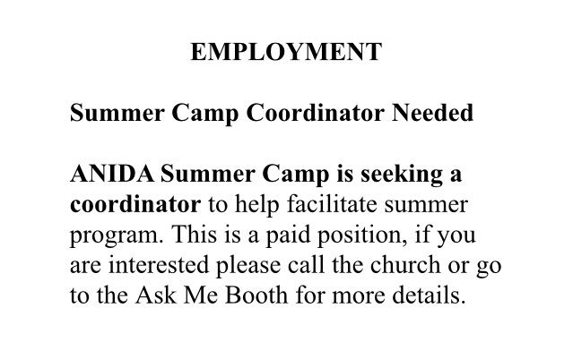 anfgcottawa's tweet photo. Employment Alert: https://t.co/oZW1uKjHL0