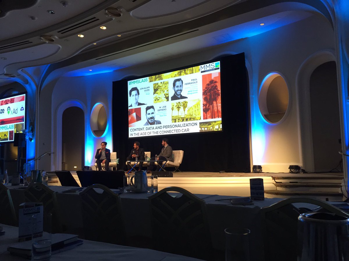 Content, Data and Personalization in the age of connected cars #mmsla2016 with <a href="/wjoedemiero/">W. Joe DeMiero</a>